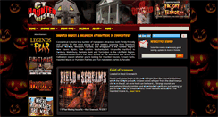 Desktop Screenshot of cthauntedhouses.com