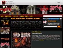 Tablet Screenshot of cthauntedhouses.com